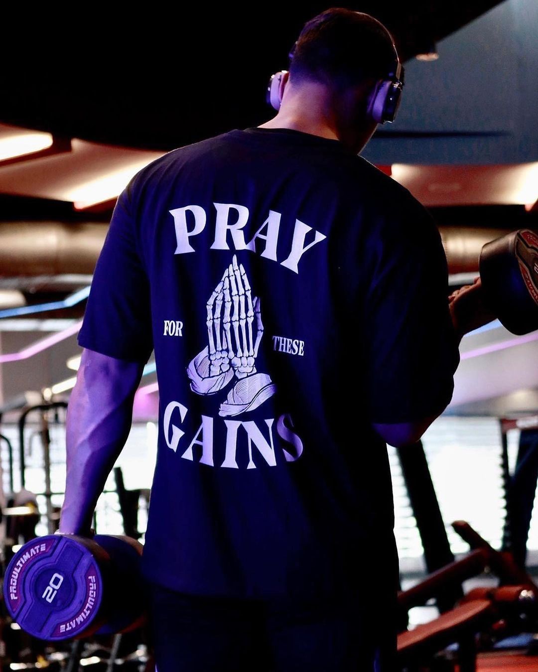 Pray For These Gains Oversized T-shirt