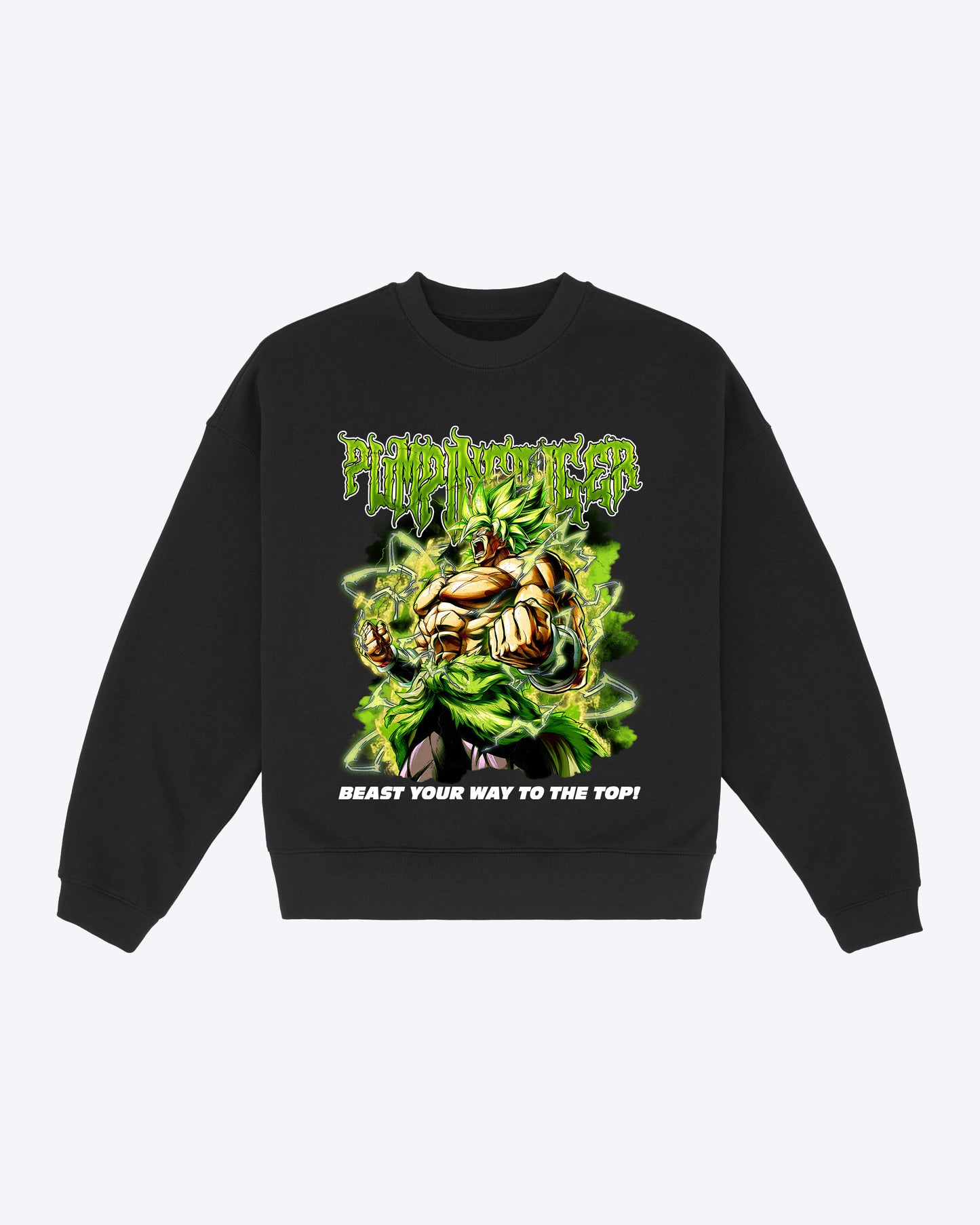 PUMPINGTIGER X DRAGON BALL Z BROLY Oversized Sweatshirt