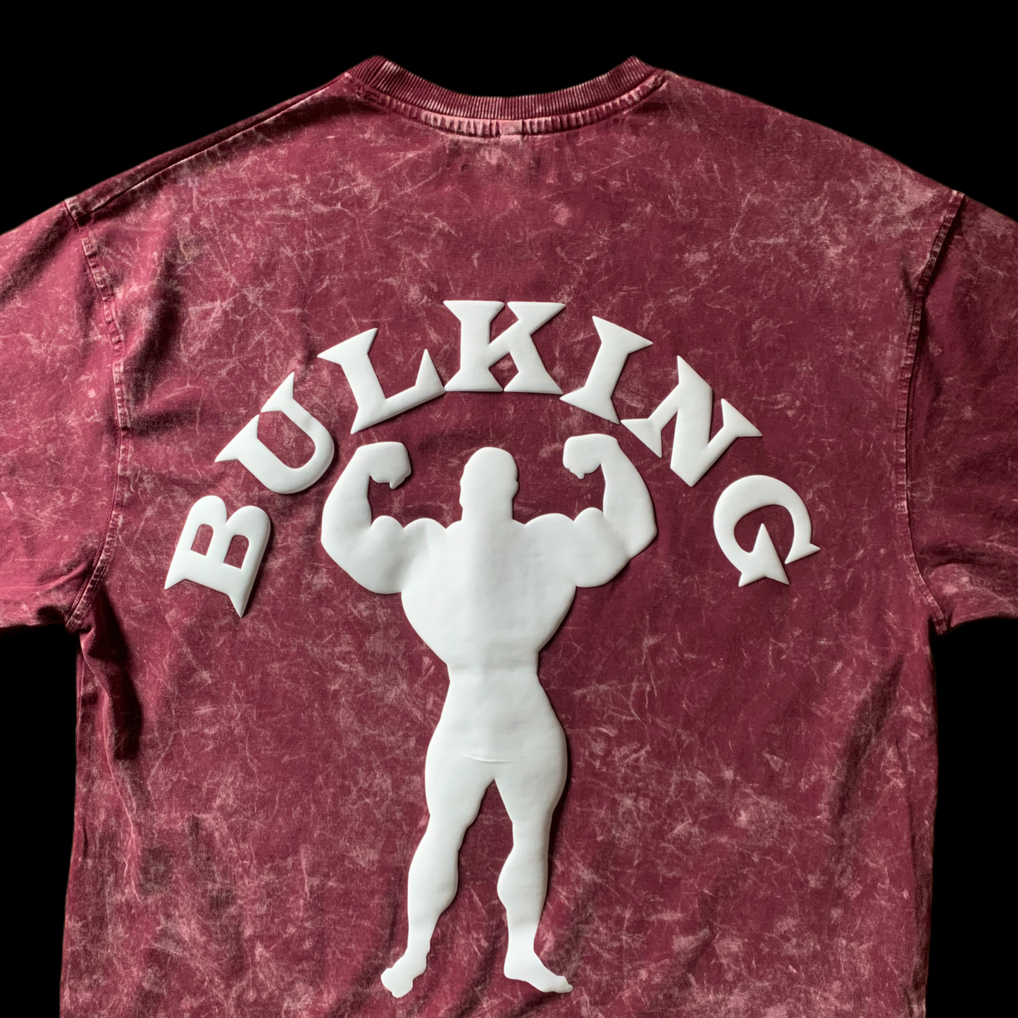 BULKING Acid Wash Oversized T-shirt (Puff Print)