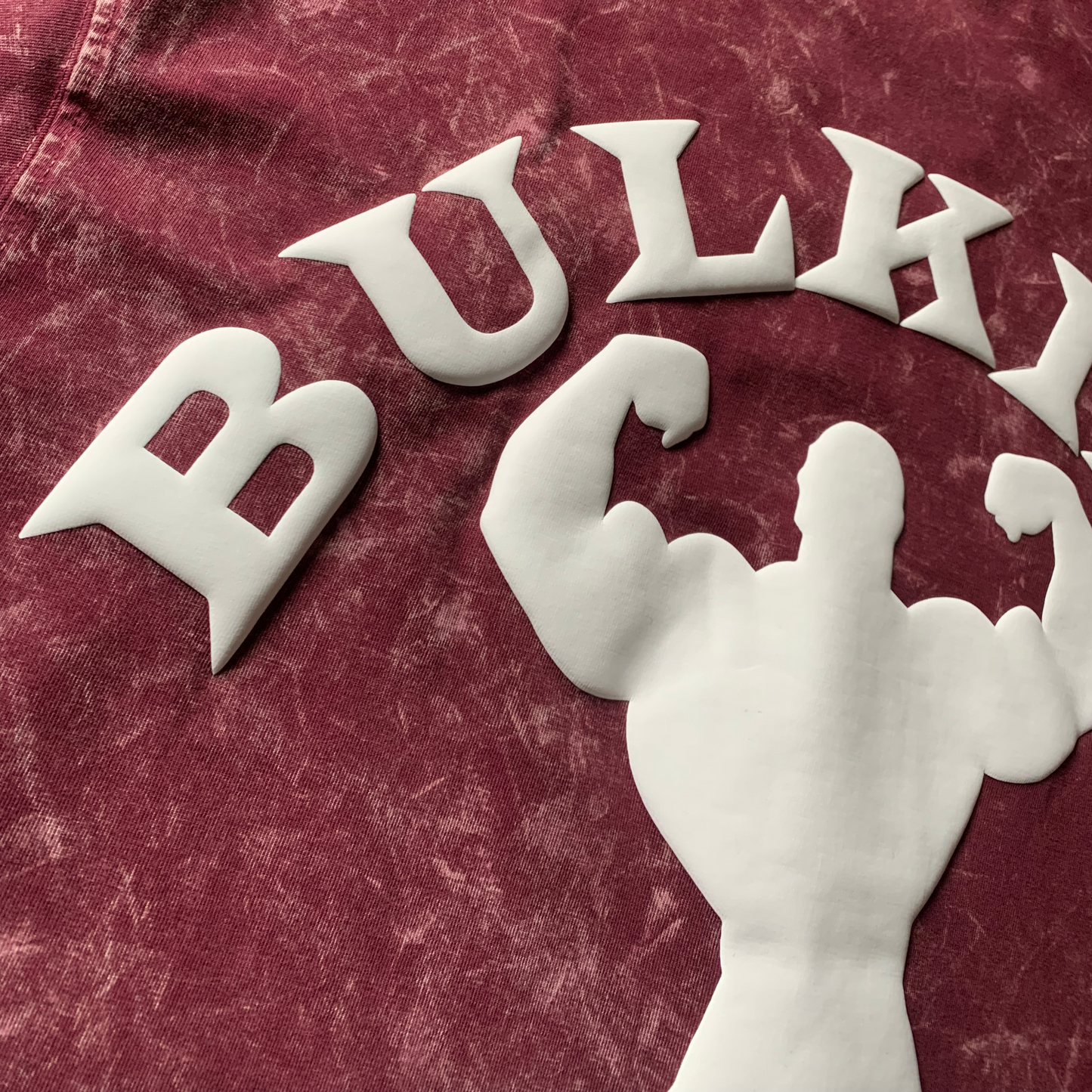 BULKING Acid Wash Oversized T-shirt (Puff Print)