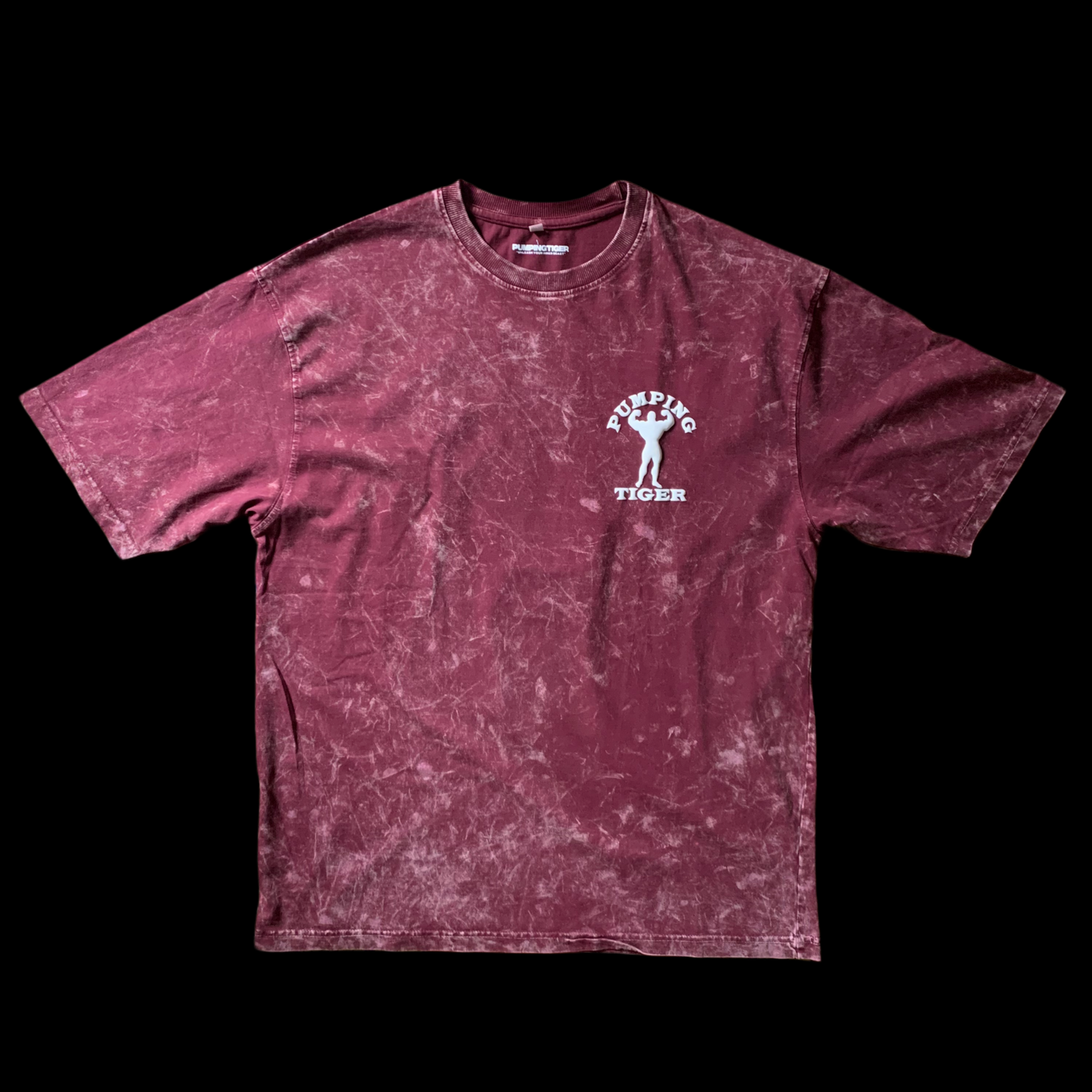 BULKING Acid Wash Oversized T-shirt (Puff Print)