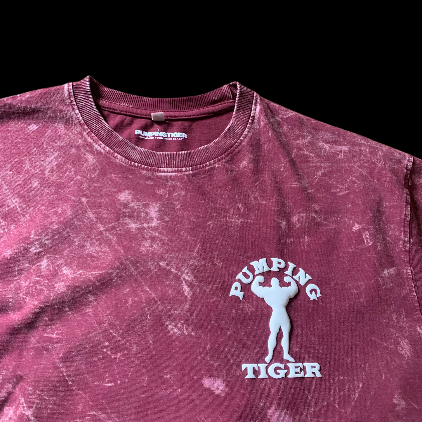 BULKING Acid Wash Oversized T-shirt (Puff Print)
