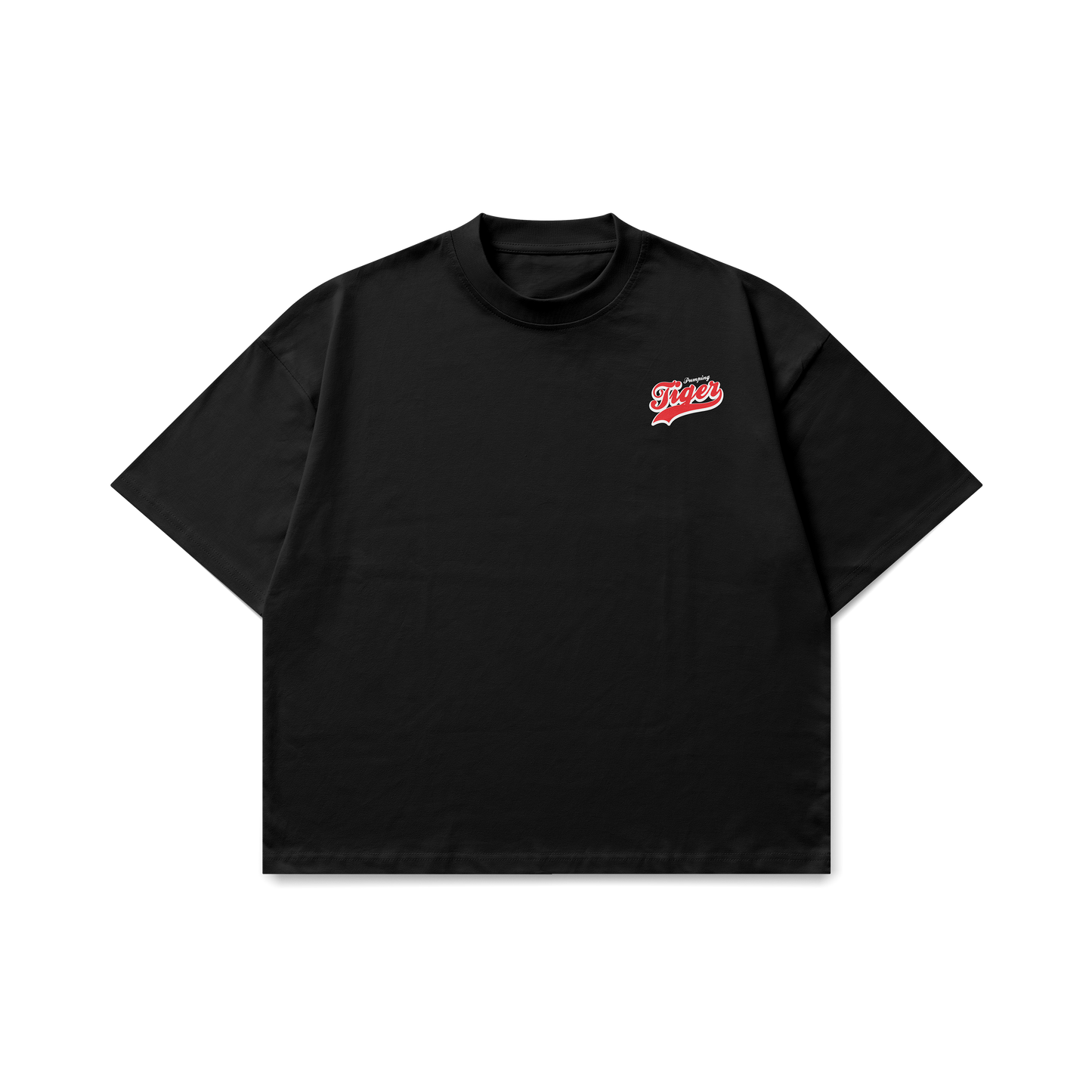 Hustle For That Muscle Black Oversized T-shirt