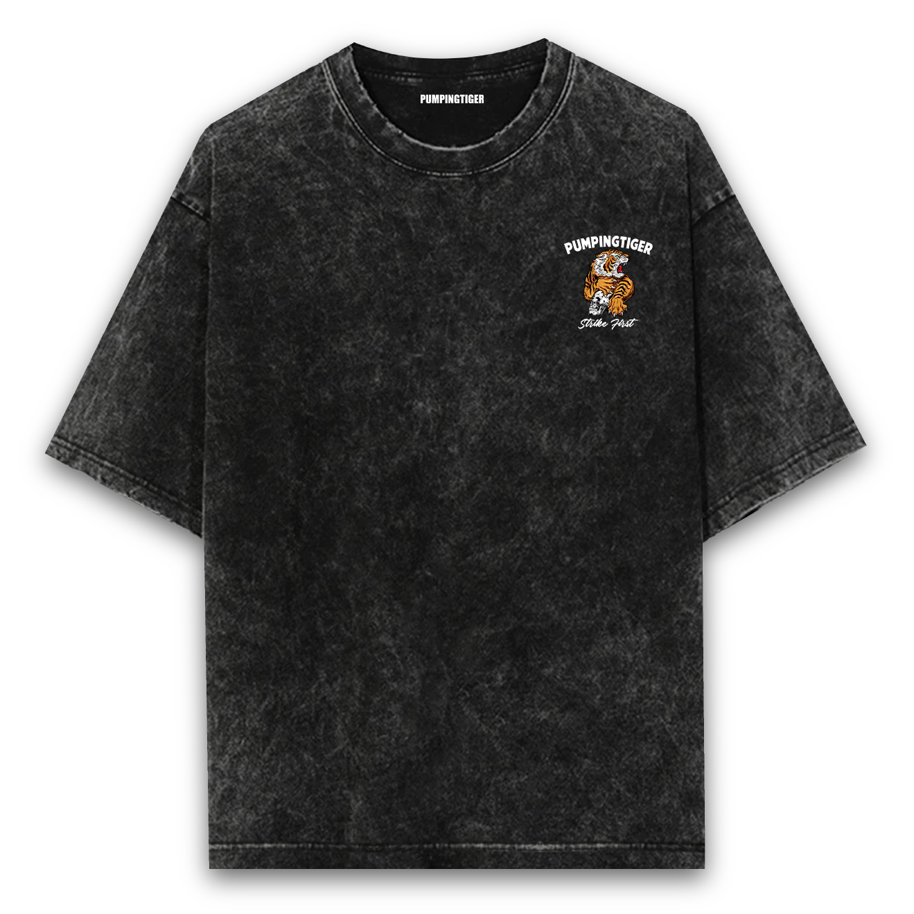 Strike First Acid Wash Oversized T-shirt