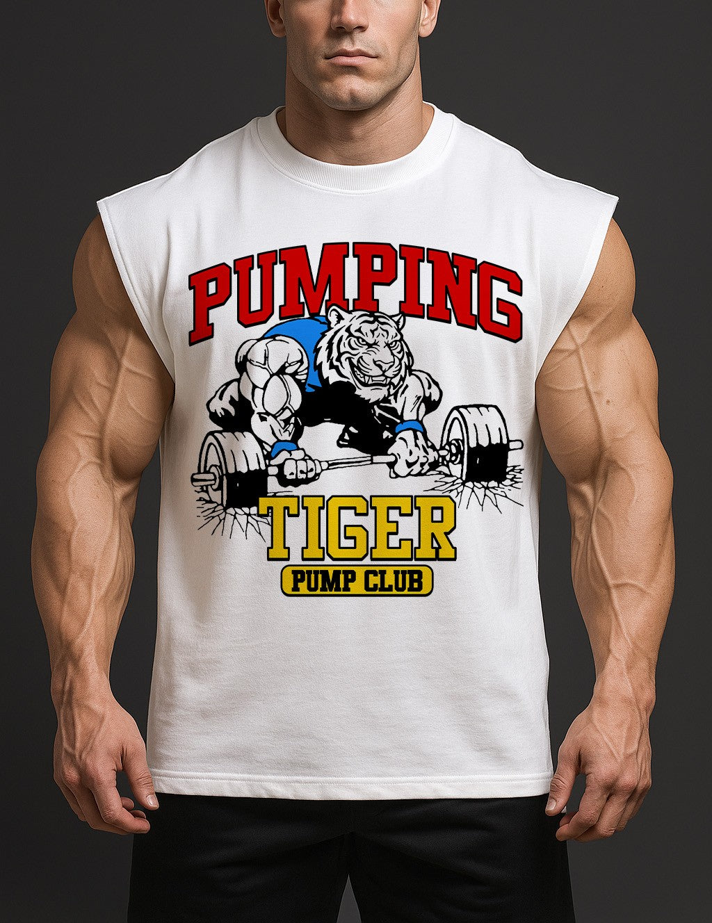 Time To Smash White Oversized Tank