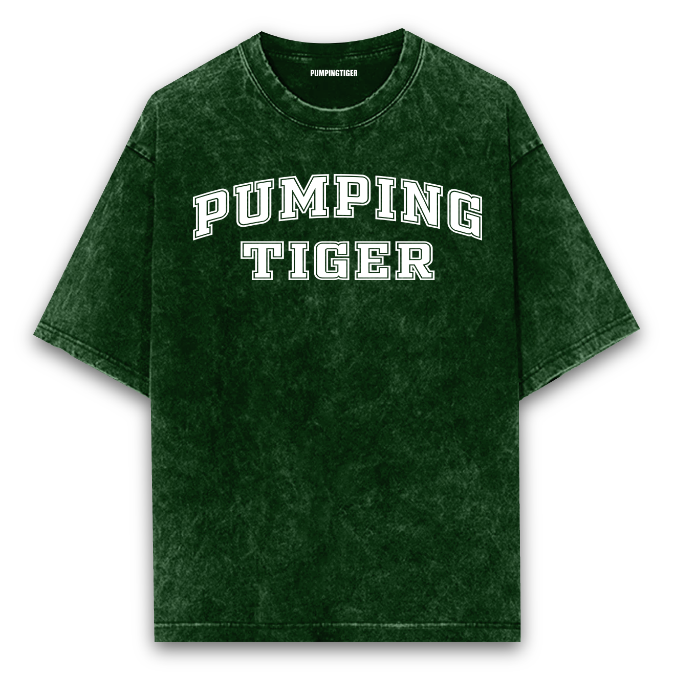 Pumpingtiger Varsity Acid Wash Oversized T-shirt