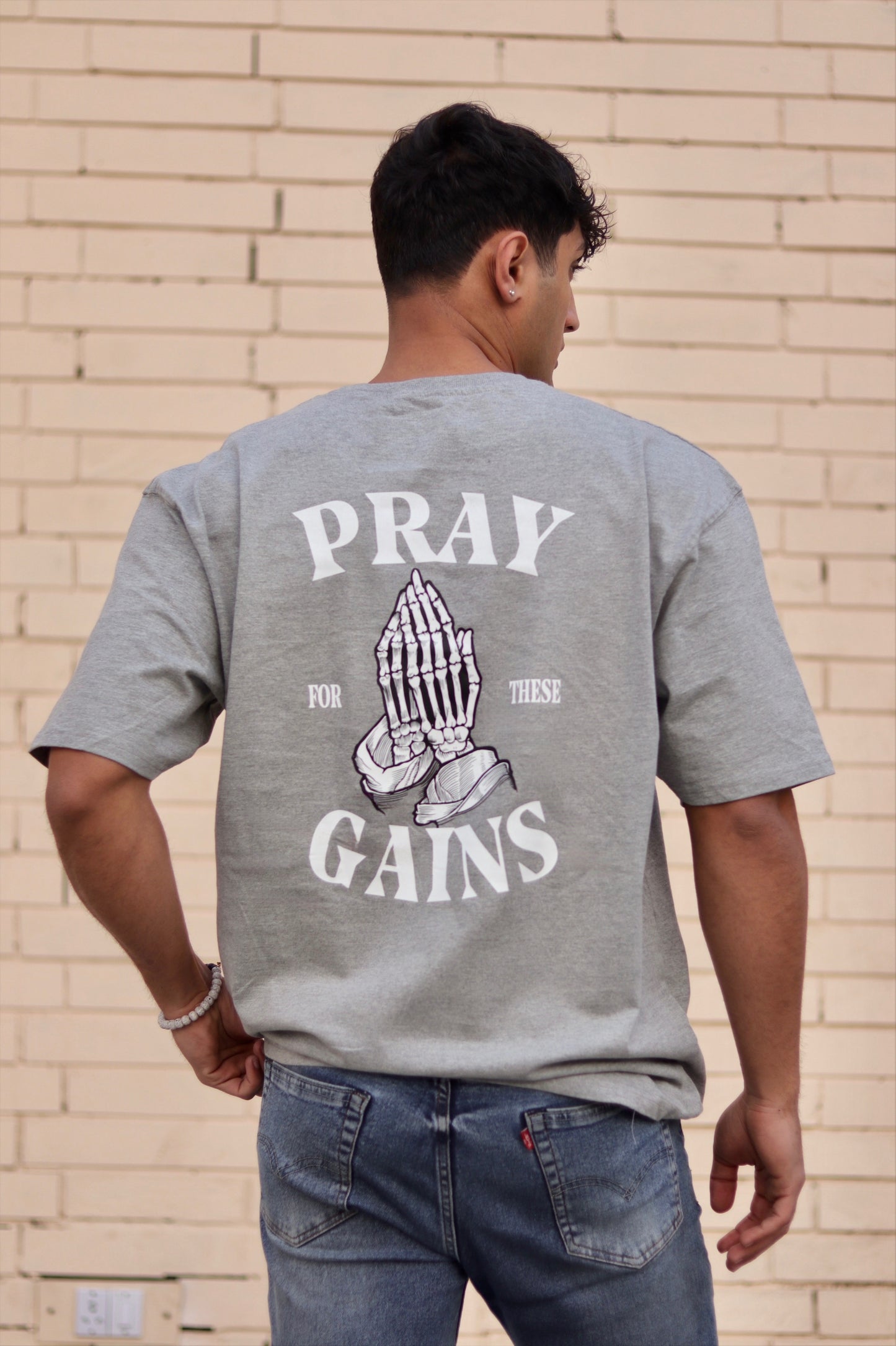 Pray For These Gains Oversized T-shirt