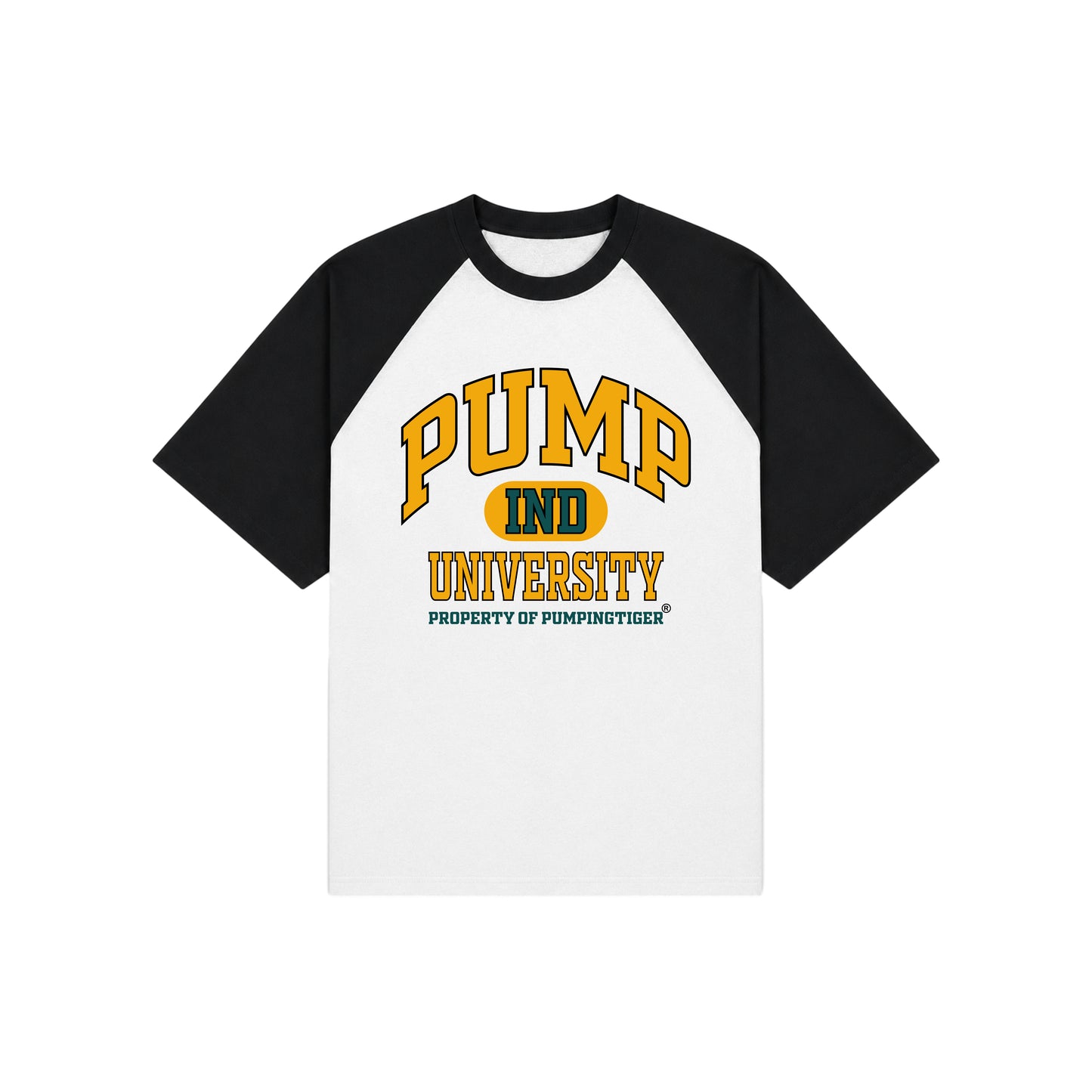 Pump University Oversized Raglan T-Shirt