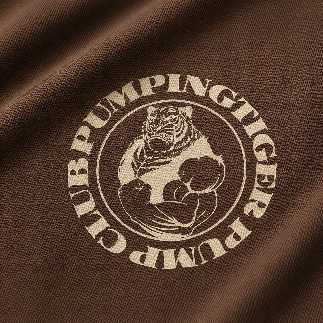 Tigers Pump Club Ringer T-Shirt - Mousse & Cream