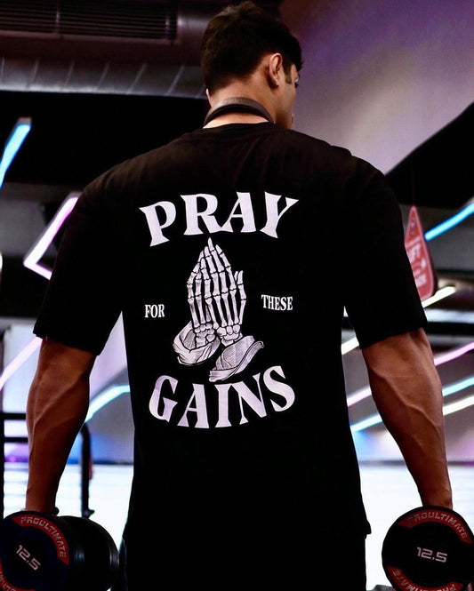 Pray For These Gains Oversized T-shirt