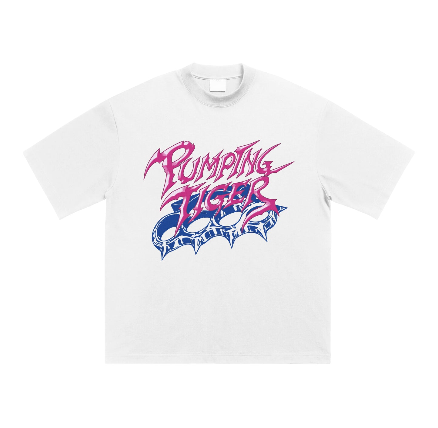 Knuckle White Oversized T-Shirt
