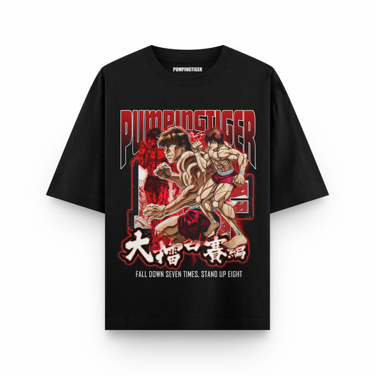 PUMPINGTIGER X BAKI HANMA Oversized T-shirt