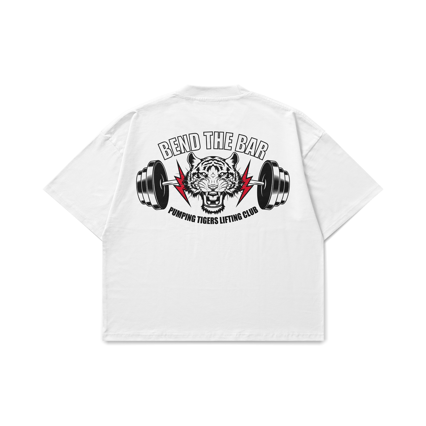 Bend The Bar White Oversized T-shirt