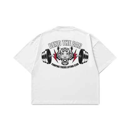 Bend The Bar White Oversized T-shirt