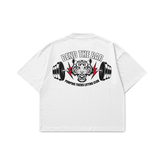 Bend The Bar White Oversized T-shirt