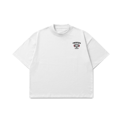 Bend The Bar White Oversized T-shirt