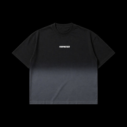 Black Ombre Washed Boxy T-Shirt