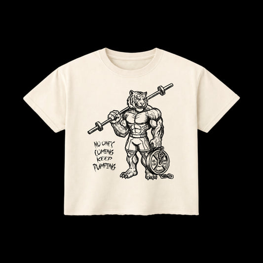 Keep Pumping Boxy Cropped T-Shirt