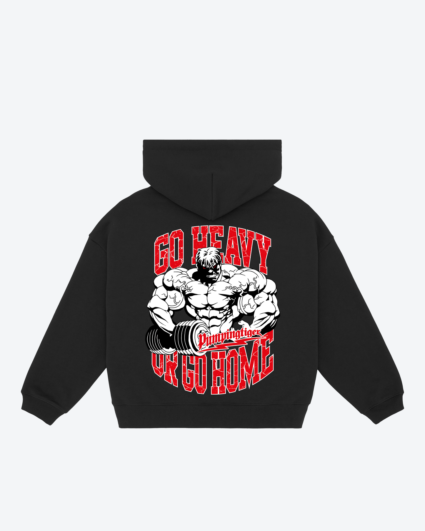 Go Heavy Or Go Home Zipper Hoodie