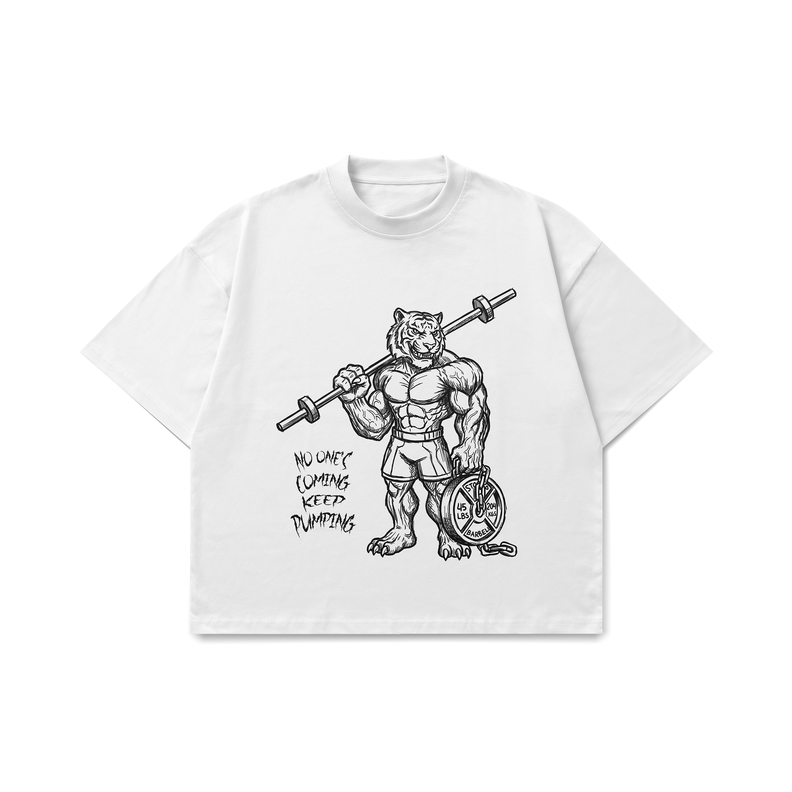 Keep Pumping Oversized T-Shirt India – PUMPINGTIGER