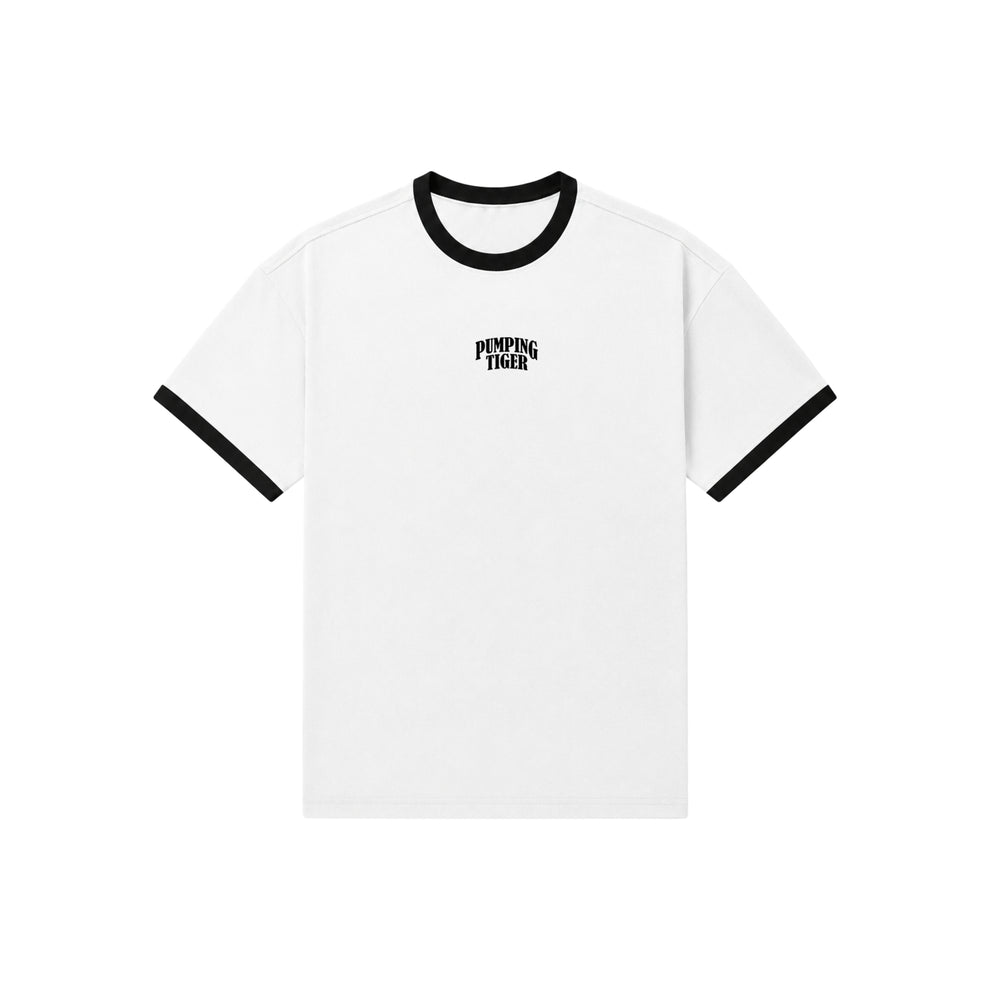 White Ringer T-Shirt India – PUMPINGTIGER