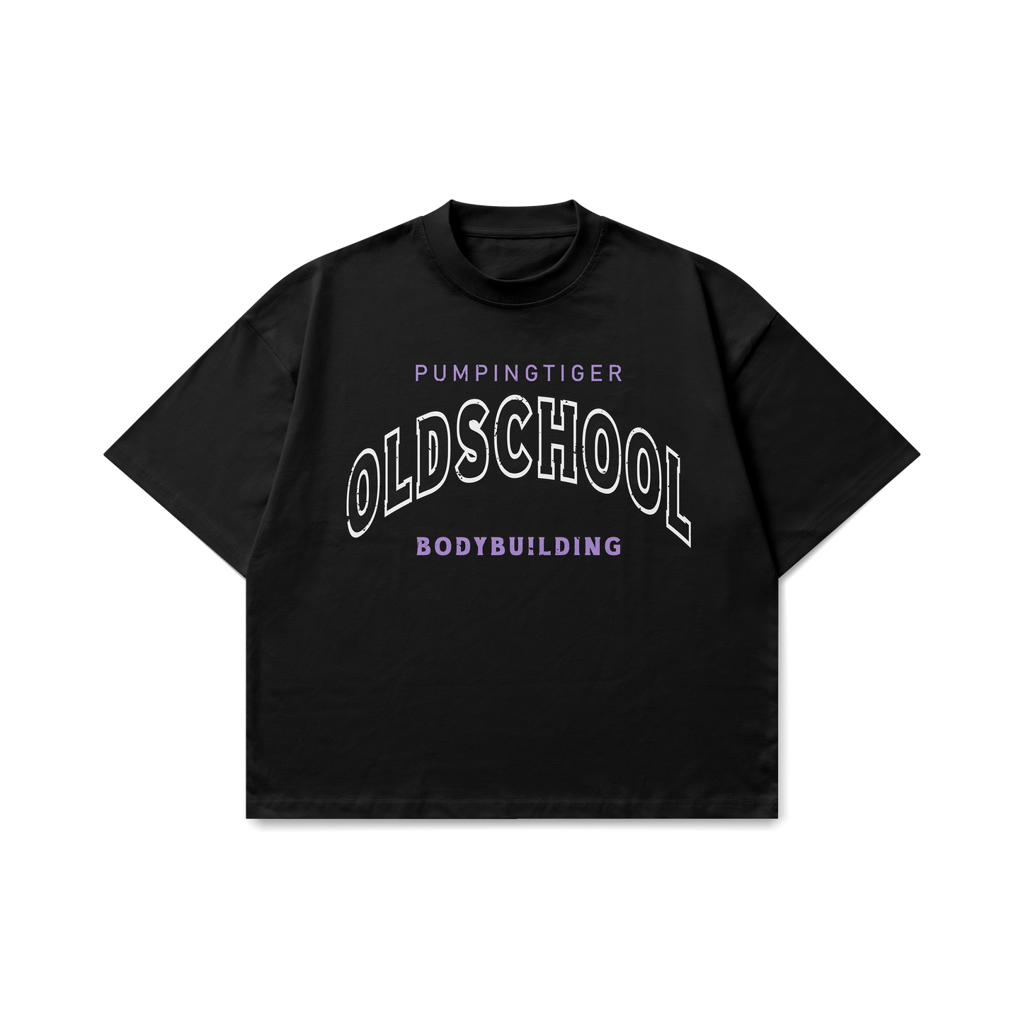 Oldschool Bodybuilding Black Oversized T-shirt