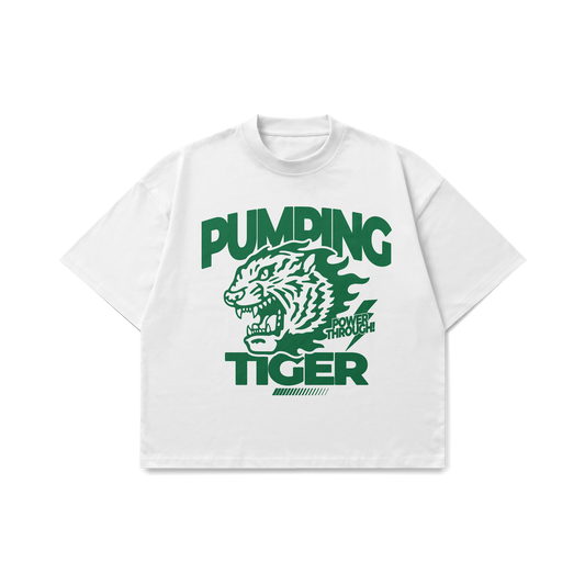 Power Through White Oversized T-Shirt