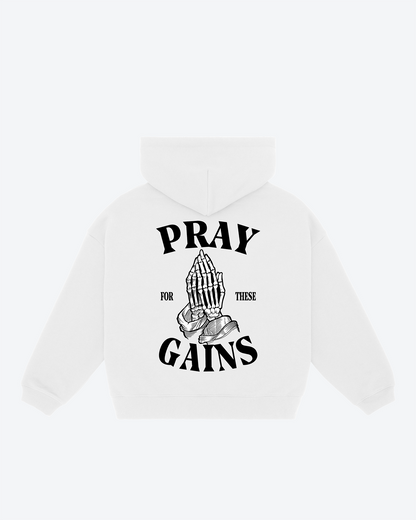 Pray For These Gains Oversized Hoodie