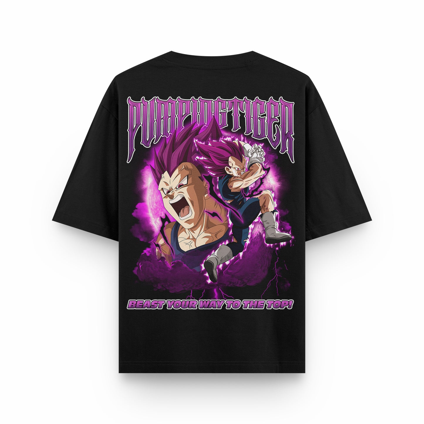 PUMPINGTIGER X DRAGON BALL Z VEGETA Oversized T-shirt