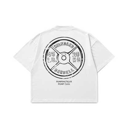 45 LBS White Oversized T-Shirt