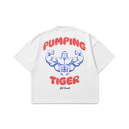 Get Swole White Oversized T-Shirt