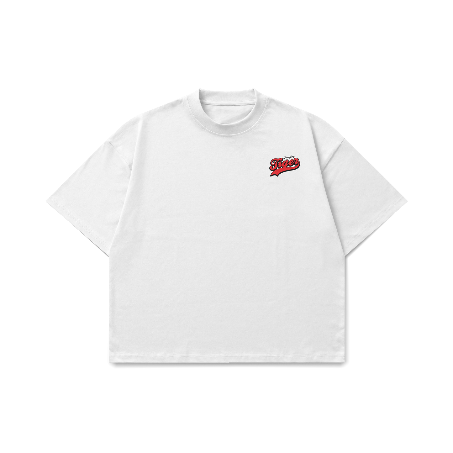 Hustle For That Muscle White Oversized T-shirt