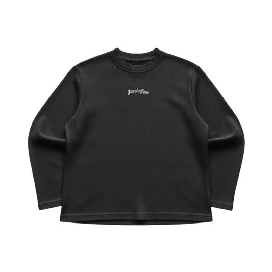 Minimal Waffle Oversized Full Sleeve