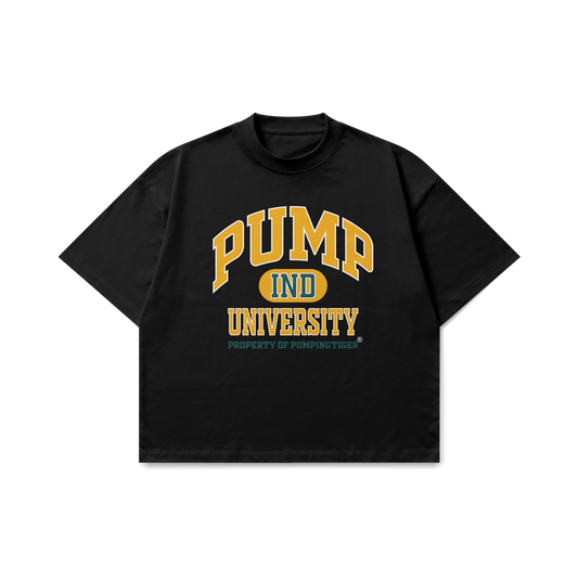 Pump University Black Oversized T-shirt