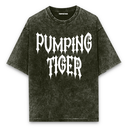 Thunder Inferno Acid Wash Oversized T-shirt