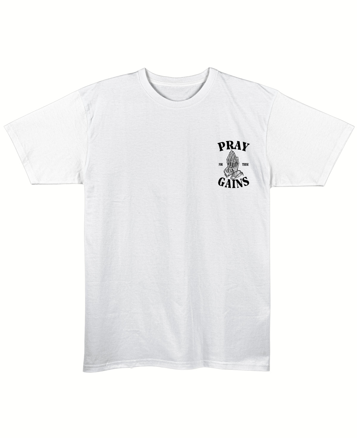 White Regular Fit T-shirt Front Design